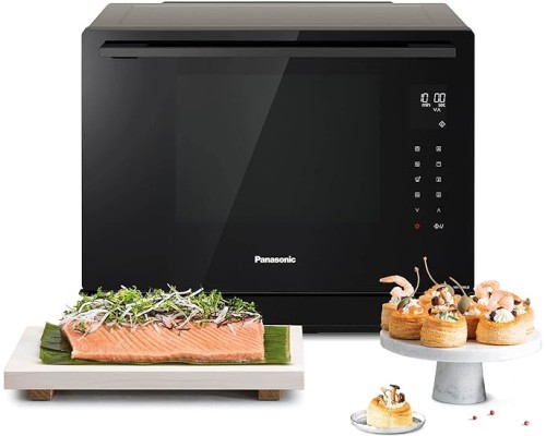 Panasonic 4-в-1 Паровая комбинированная духовка, инверторная технология, 31 л, цвет антрацитово-черный Panasonic 4-в-1 Паровая комбинированная духовка, инверторная технология, 31 л, цвет антрацитово-черный